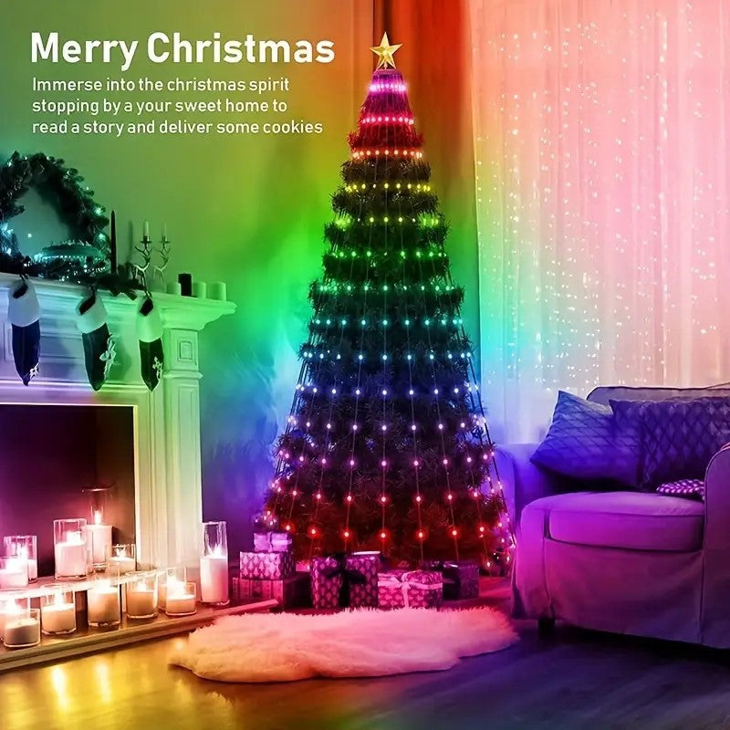 PineDazzle™ Smart Christmas Tree Lights — Change Your Tree From Your Phone